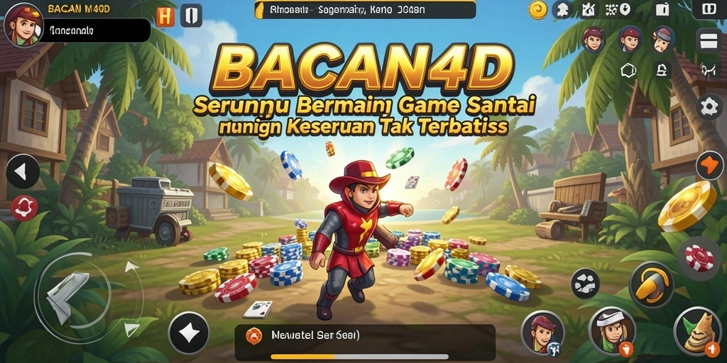 Tampilan menarik saat bermain BACAN4D dengan grafik warna-warni.