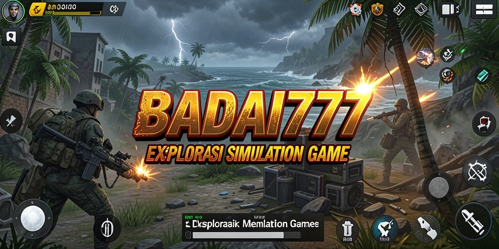 Tampilan gameplay dari BADAI777 yang menampilkan aktivitas seru dalam dunia simulation.