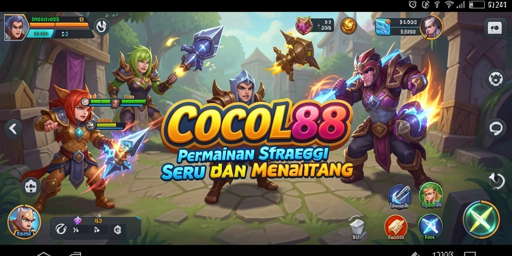 Screenshot gameplay COCOL88 dengan strategi yang seru.