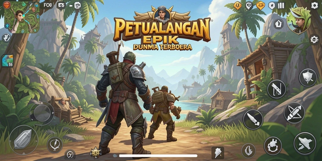 Tampilan gameplay FO8 yang menakjubkan di dunia terbuka.
