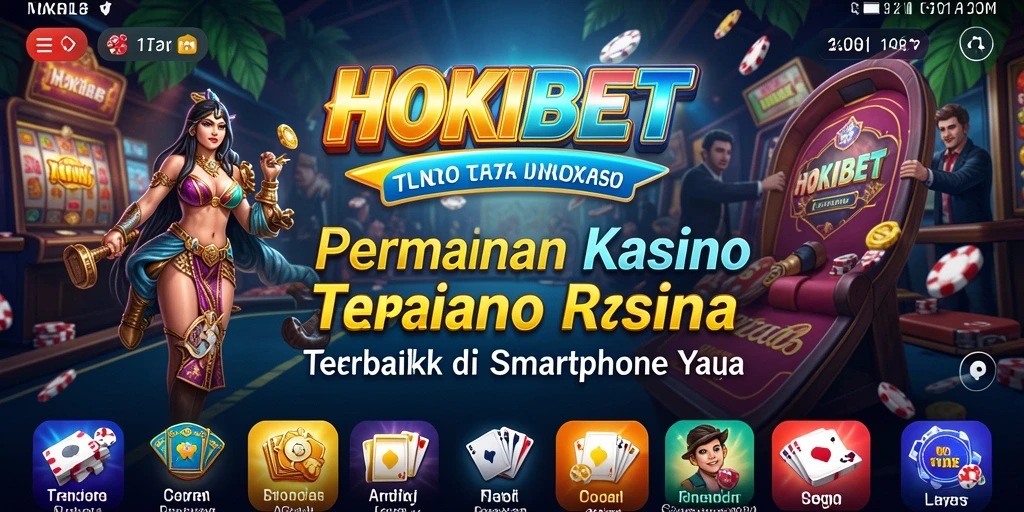 Tampilan gameplay seru dan interaktif HOKIBET di perangkat mobile.