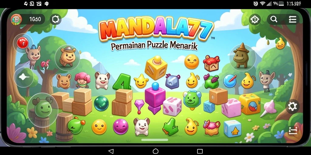Gameplay MANDALA77 dengan teka-teki yang menantang dan menarik.