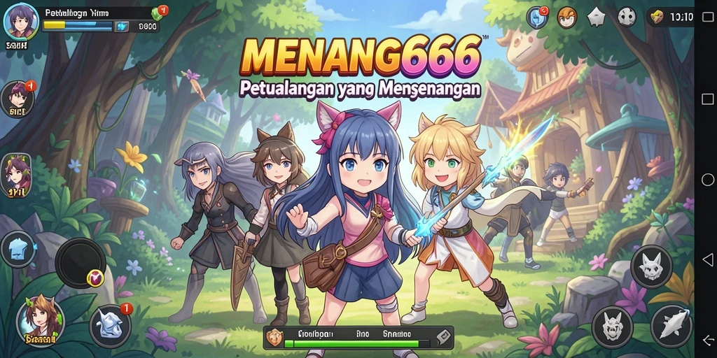 Tampilan gameplay Anime yang memukau dan seru.