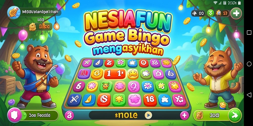 Screenshot gameplay NESIAFUN yang menampilkan suasana bermain Bingo.