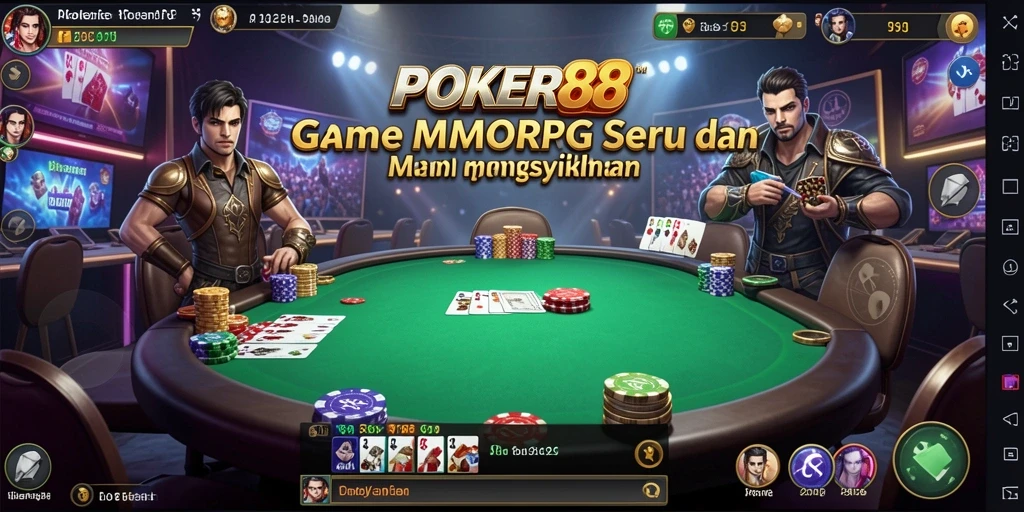 Gameplay POKER88 yang seru dan interaktif dalam dunia MMORPG.