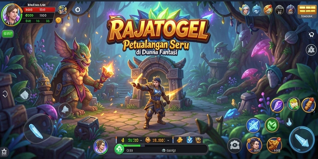 Tampilan gameplay petualangan RAJATOGEL yang menakjubkan.