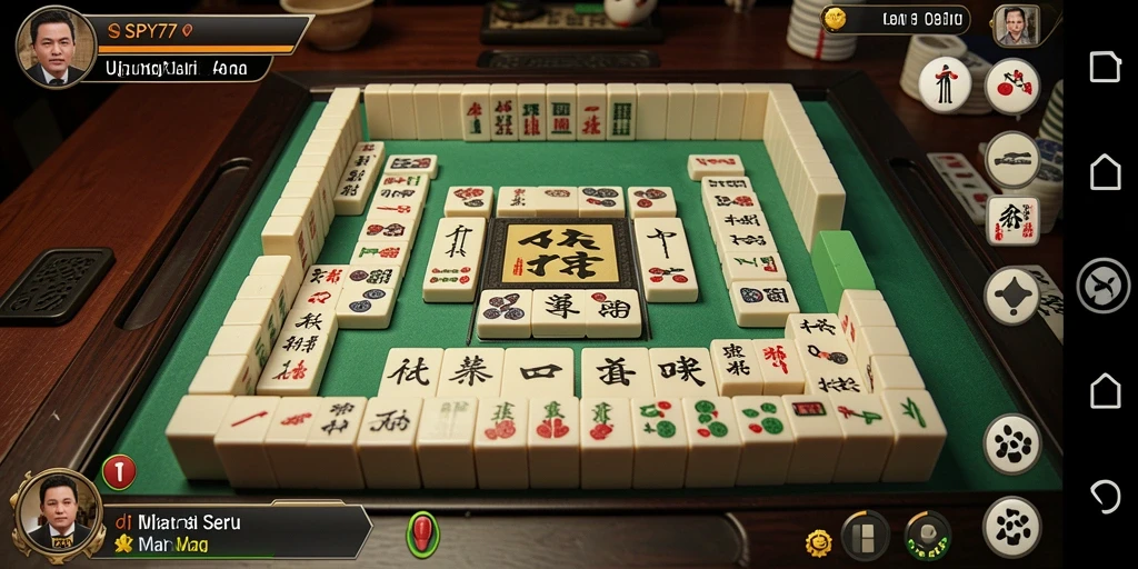 Tangkapan layar gameplay SPY77 menampilkan tantangan menarik dalam permainan Mahjong.