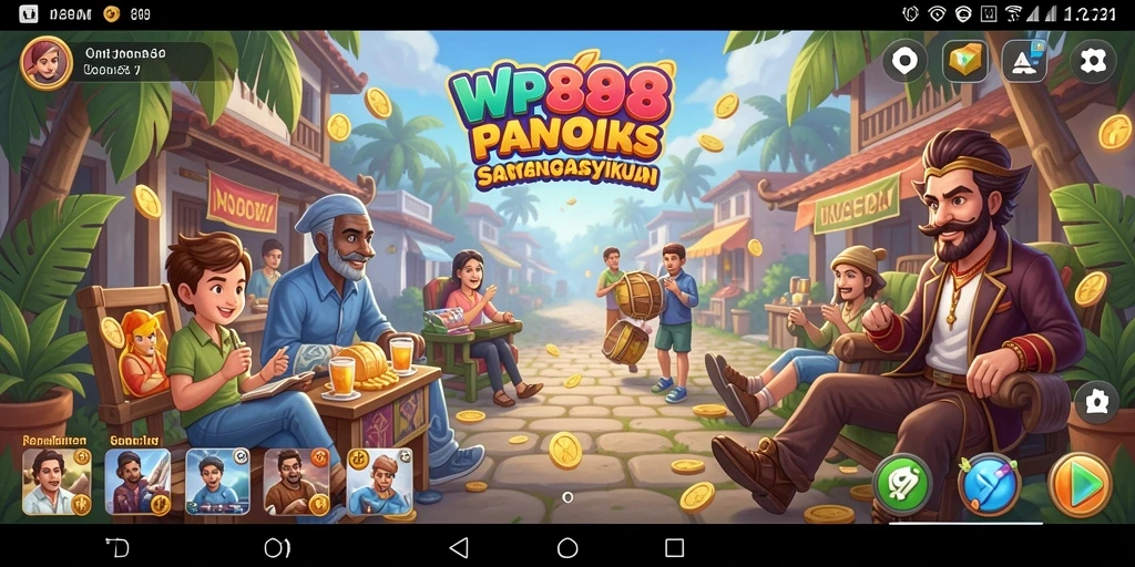 Tampilan gameplay WP888 yang seru dan menarik.
